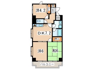 ウエストバレー壱番館の物件間取画像